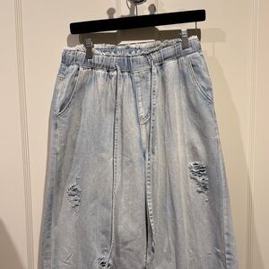 POL Light Blue Denim Pants